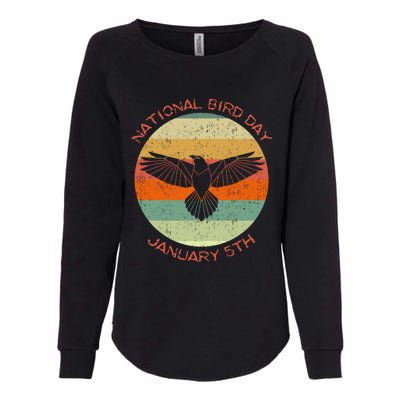 National Bird Day Distressed Retro Vintage Eagle Gift Womens California Wash Sweatshirt