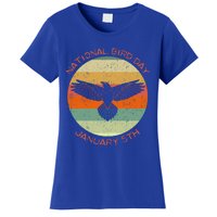 National Bird Day Distressed Retro Vintage Eagle Gift Women's T-Shirt