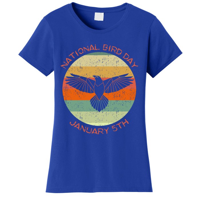 National Bird Day Distressed Retro Vintage Eagle Gift Women's T-Shirt