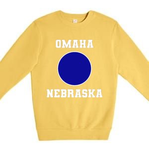 Nebraska Blue Dot Democratic 2nd District Omaha Premium Crewneck Sweatshirt