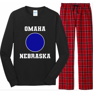 Nebraska Blue Dot Democratic 2nd District Omaha Long Sleeve Pajama Set