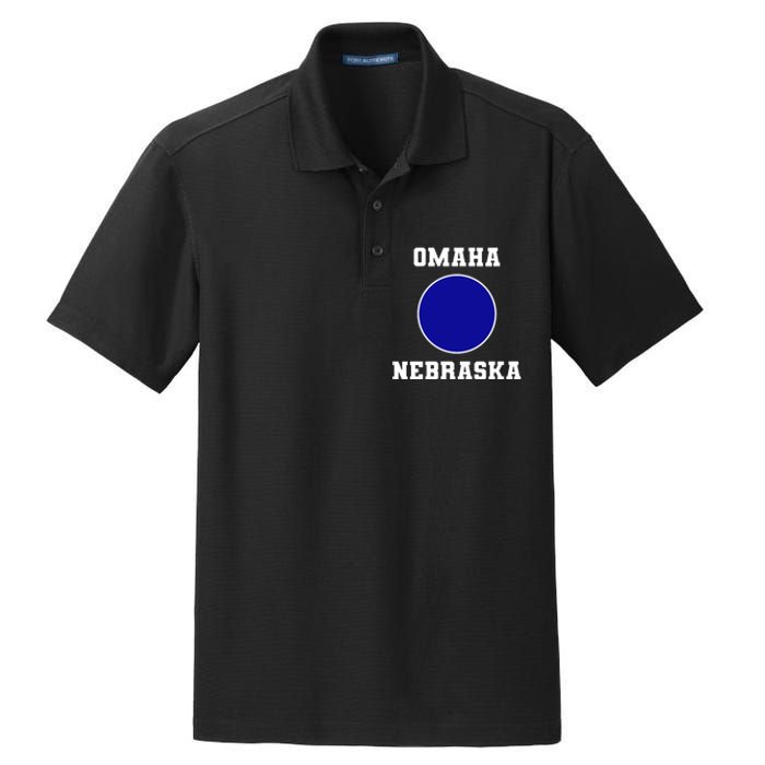 Nebraska Blue Dot Democratic 2nd District Omaha Dry Zone Grid Polo