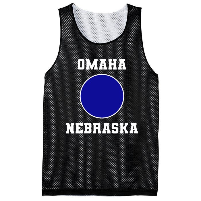 Nebraska Blue Dot Democratic 2nd District Omaha Mesh Reversible Basketball Jersey Tank