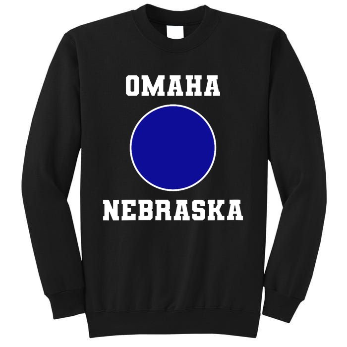 Nebraska Blue Dot Democratic 2nd District Omaha Tall Sweatshirt