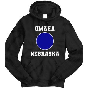 Nebraska Blue Dot Democratic 2nd District Omaha Tie Dye Hoodie