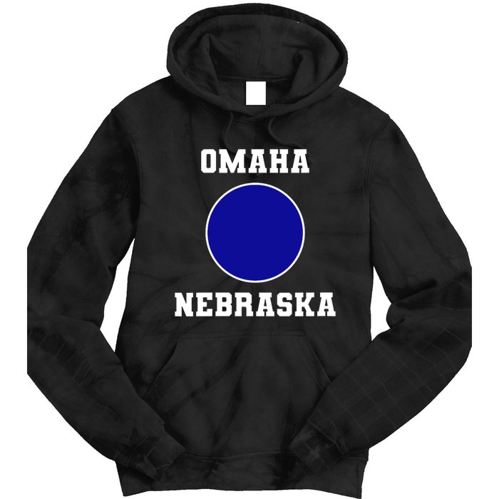 Nebraska Blue Dot Democratic 2nd District Omaha Tie Dye Hoodie