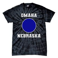 Nebraska Blue Dot Democratic 2nd District Omaha Tie-Dye T-Shirt