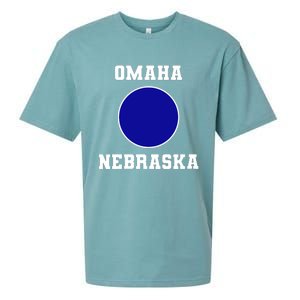 Nebraska Blue Dot Democratic 2nd District Omaha Sueded Cloud Jersey T-Shirt