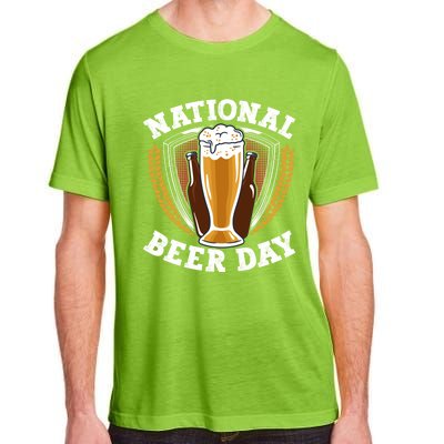 National Beer Day Funny Gift Adult ChromaSoft Performance T-Shirt