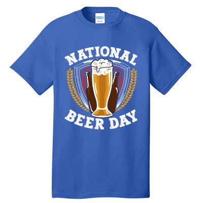 National Beer Day Funny Gift Tall T-Shirt