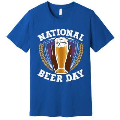 National Beer Day Funny Gift Premium T-Shirt