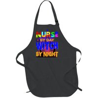 Nurse By Day Witch By Night Full-Length Apron With Pockets