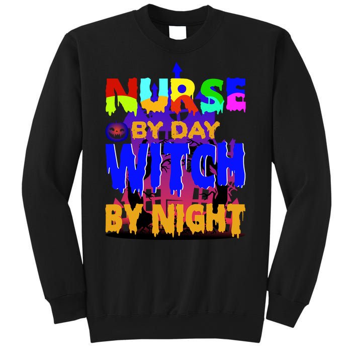 Nurse By Day Witch By Night Sweatshirt