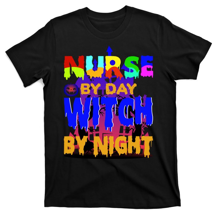 Nurse By Day Witch By Night T-Shirt