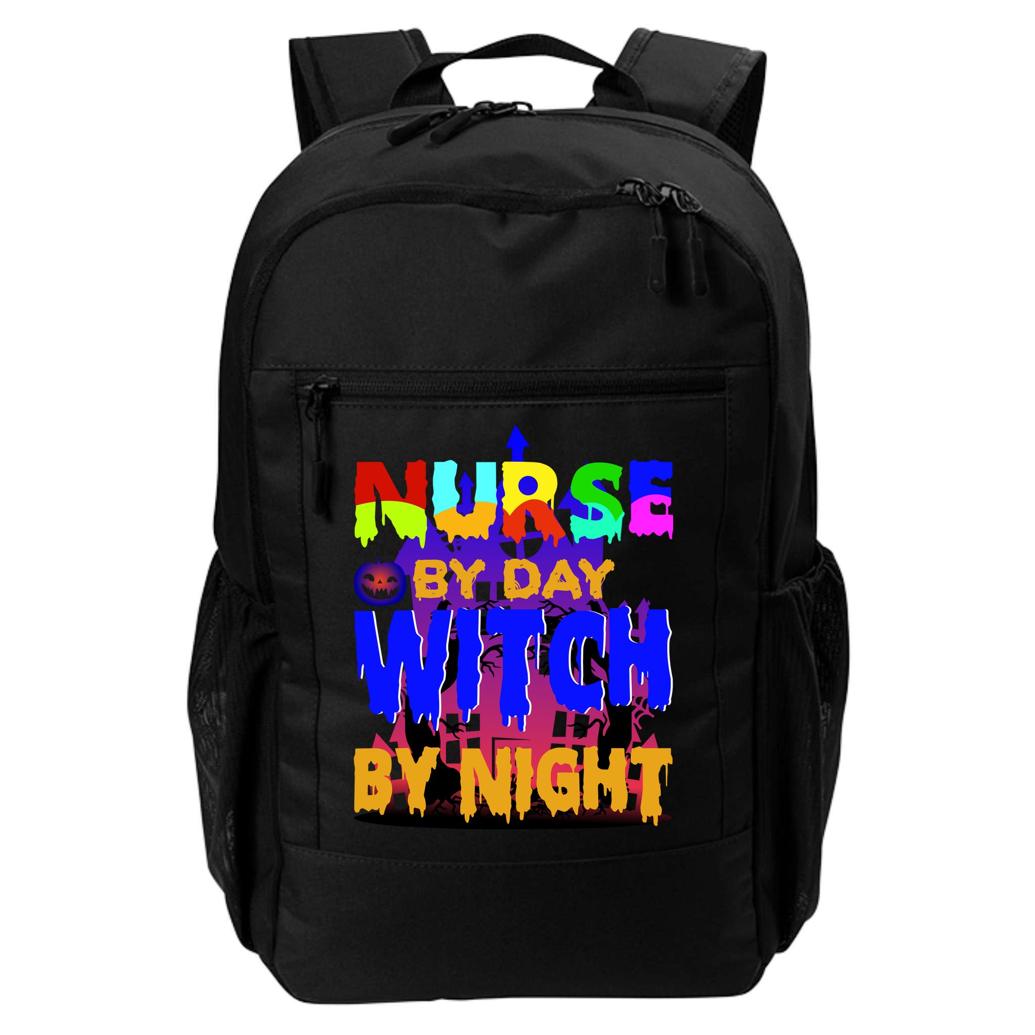 Nurse By Day Witch By Night Backpack