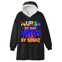 Nurse By Day Witch By Night Hooded Wearable Blanket