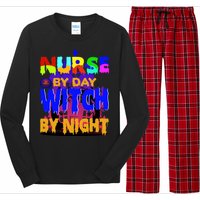 Nurse By Day Witch By Night Long Sleeve Pajama Set