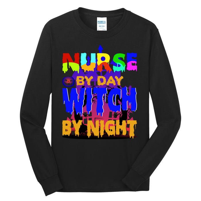 Nurse By Day Witch By Night Tall Long Sleeve T-Shirt