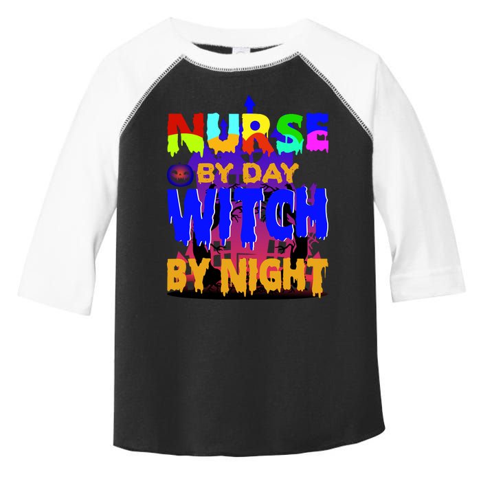 Nurse By Day Witch By Night Toddler Fine Jersey T-Shirt