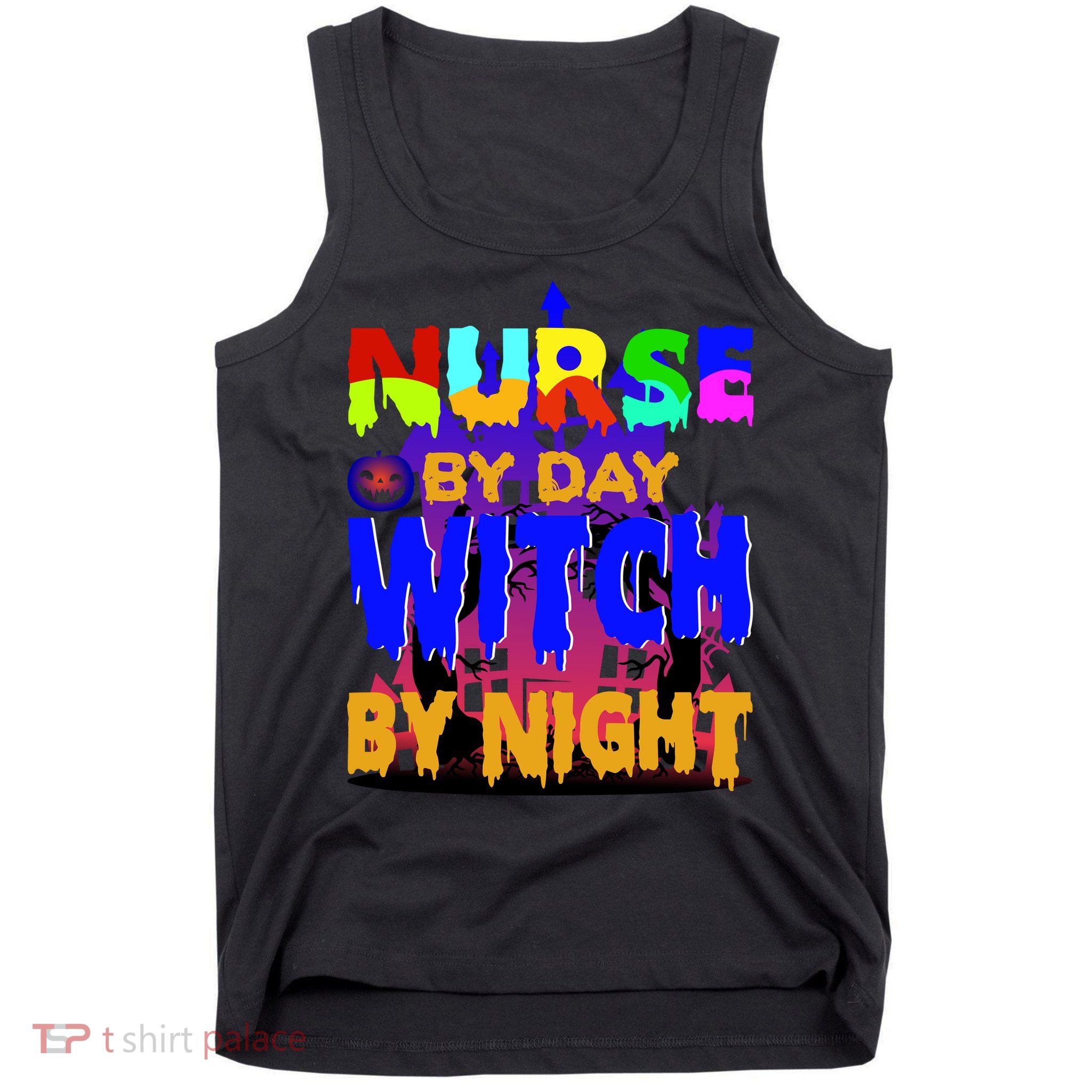 Nurse By Day Witch By Night Tank Top
