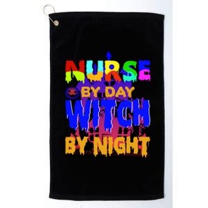 Nurse By Day Witch By Night Platinum Collection Golf Towel