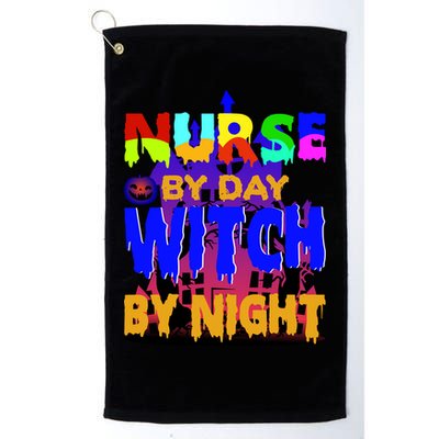 Nurse By Day Witch By Night Golf Towel
