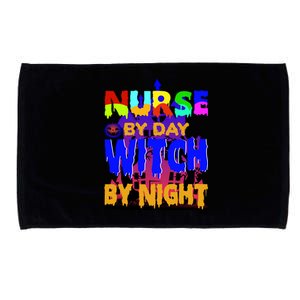 Nurse By Day Witch By Night Microfiber Hand Towel