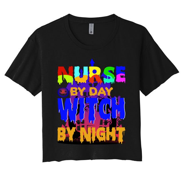 Nurse By Day Witch By Night Crop Top