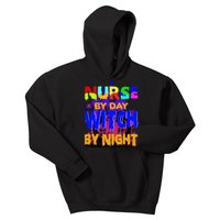 Nurse By Day Witch By Night Kids Hoodie