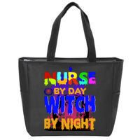 Nurse By Day Witch By Night Zip Tote Bag