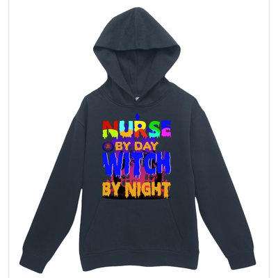 Nurse By Day Witch By Night Urban Pullover Hoodie