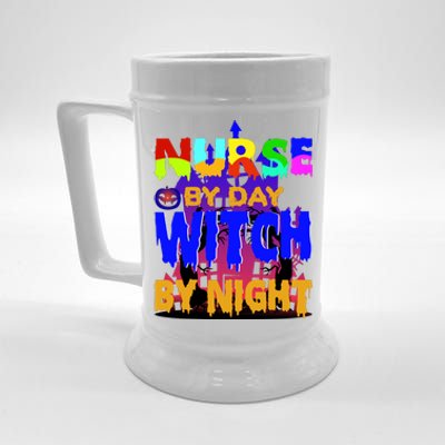 Nurse By Day Witch By Night Beer Stein