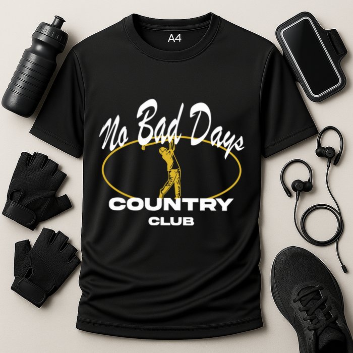 No Bad Day Country Club Cooling Performance Crew T-Shirt