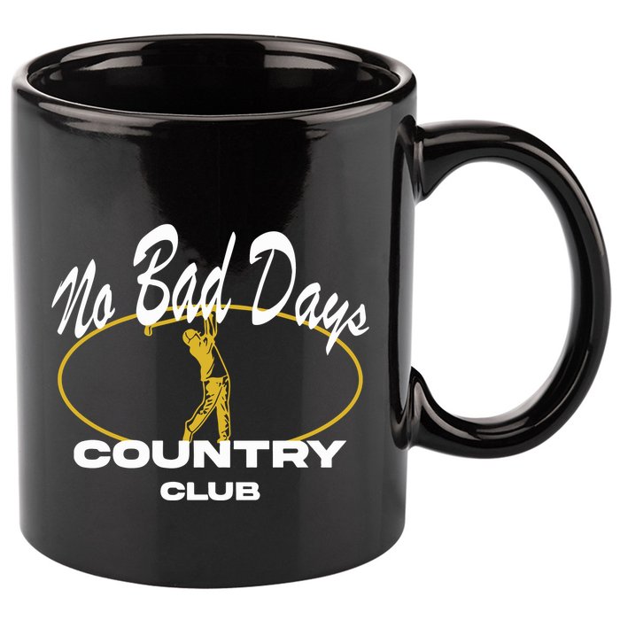 No Bad Day Country Club 11oz C Handle Ceramic Mug