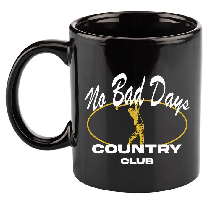 No Bad Day Country Club 11oz C Handle Ceramic Mug