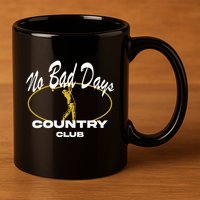 No Bad Day Country Club 11oz C Handle Ceramic Mug