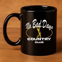No Bad Day Country Club 11oz C Handle Ceramic Mug