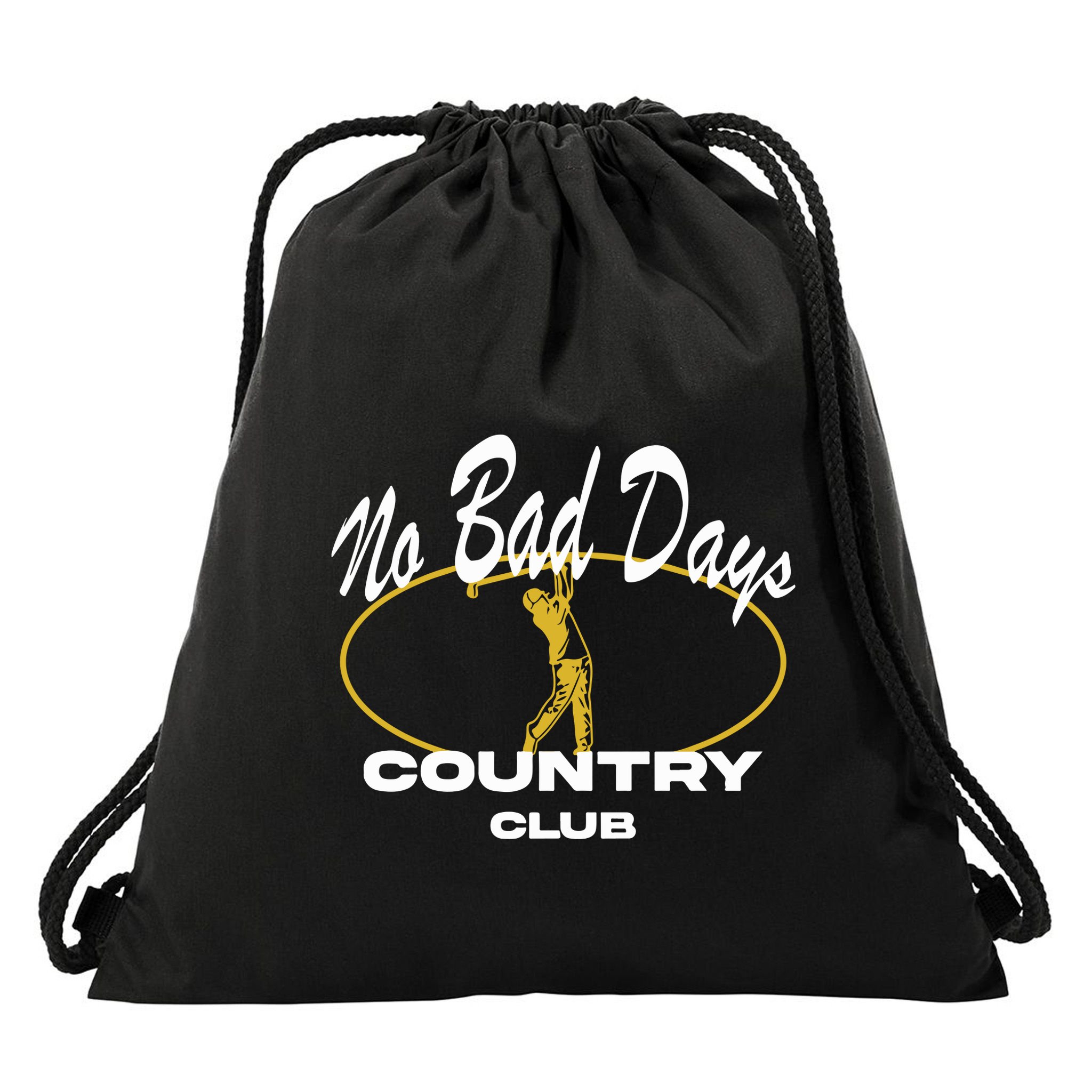 No Bad Day Country Club Drawstring Bag