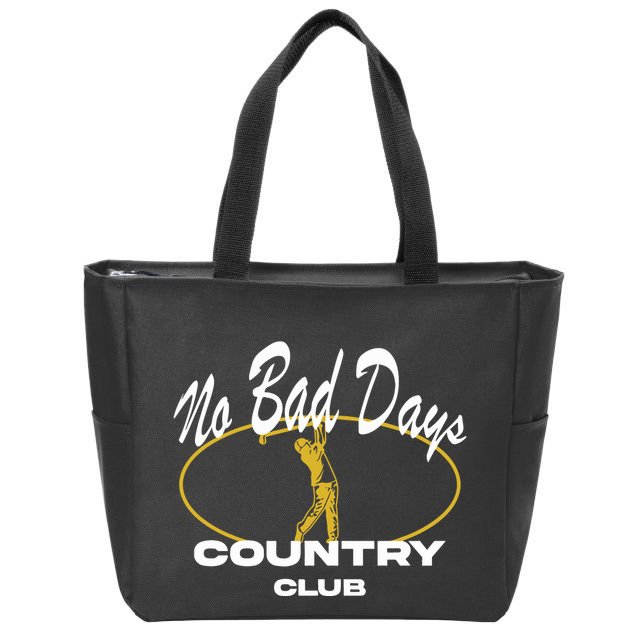 No Bad Day Country Club Zip Tote Bag