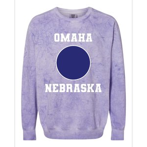 Nebraska Blue Dot Democratic 2nd District Omaha Colorblast Crewneck Sweatshirt