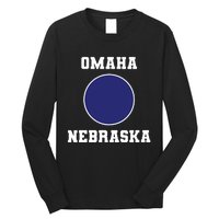 Nebraska Blue Dot Democratic 2nd District Omaha Long Sleeve Shirt