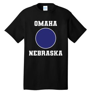 Nebraska Blue Dot Democratic 2nd District Omaha Tall T-Shirt