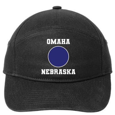 Nebraska Blue Dot Democratic 2nd District Omaha 7-Panel Snapback Hat