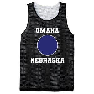 Nebraska Blue Dot Democratic 2nd District Omaha Mesh Reversible Basketball Jersey Tank