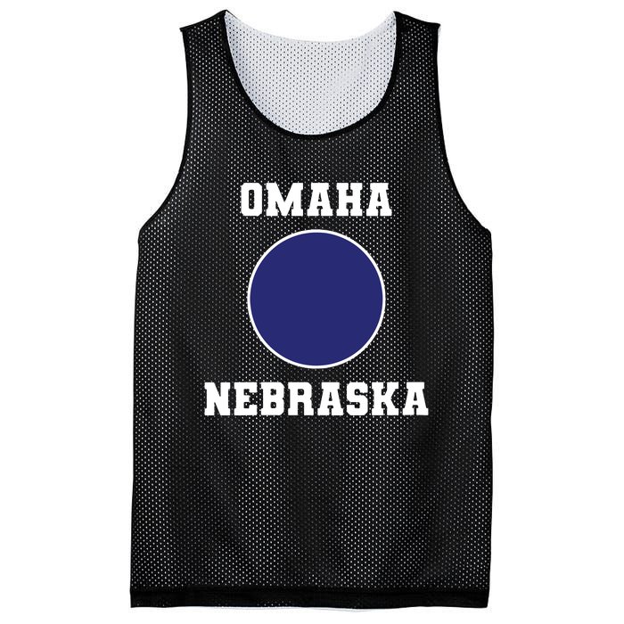 Nebraska Blue Dot Democratic 2nd District Omaha Mesh Reversible Basketball Jersey Tank