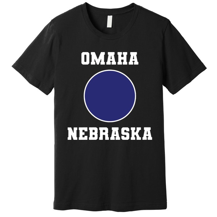 Nebraska Blue Dot Democratic 2nd District Omaha Premium T-Shirt