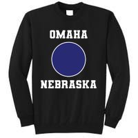 Nebraska Blue Dot Democratic 2nd District Omaha Tall Sweatshirt