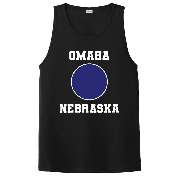 Nebraska Blue Dot Democratic 2nd District Omaha PosiCharge Competitor Tank