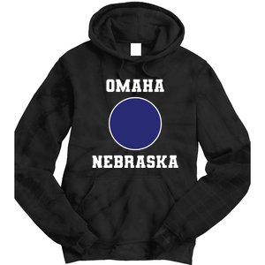 Nebraska Blue Dot Democratic 2nd District Omaha Tie Dye Hoodie