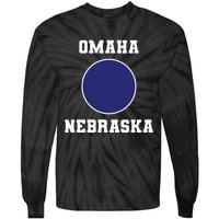 Nebraska Blue Dot Democratic 2nd District Omaha Tie-Dye Long Sleeve Shirt